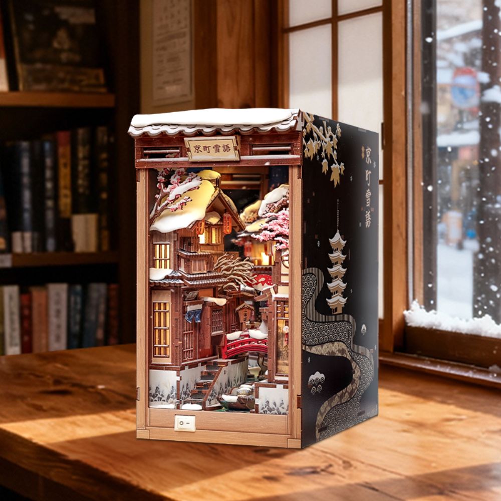 DIY Book Nook Kit  - Kyoto Snow Whisper