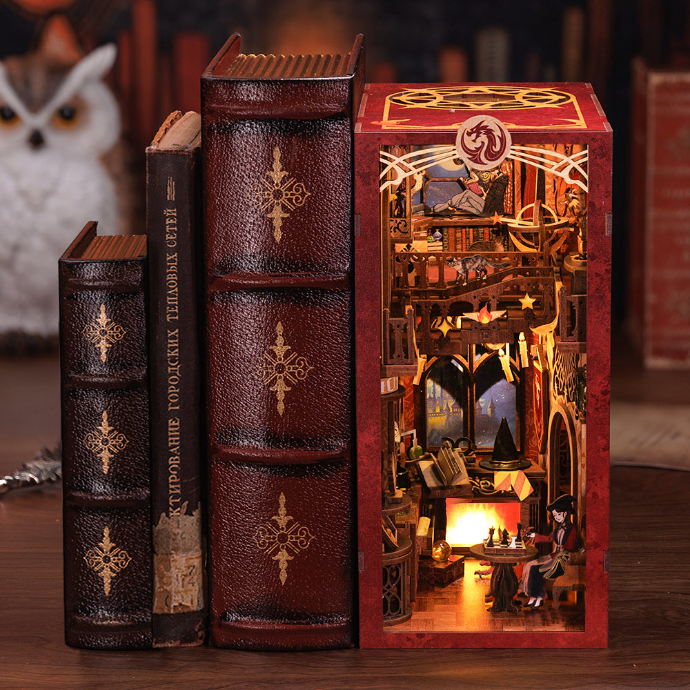 DIY Book Nook Kit - Flame Common Room